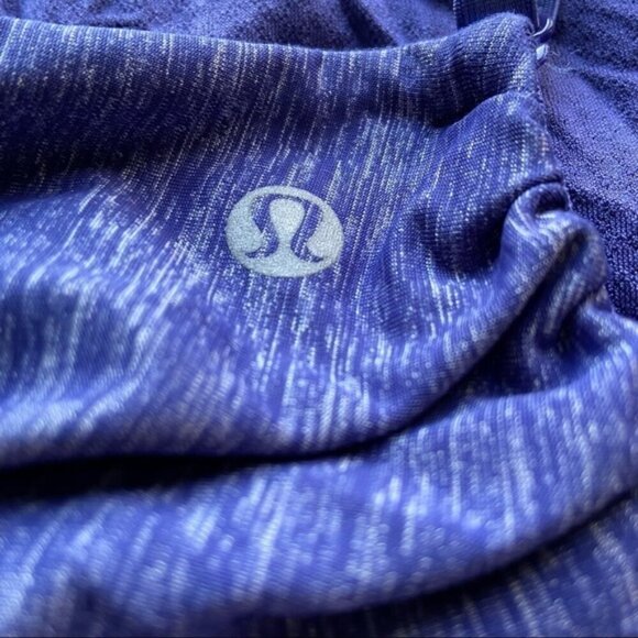 Rare Lululemon embrace tank in color royalty size 10 - Picture 4 of 6